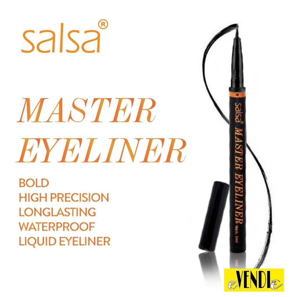 SALSA Master Eyeliner hitam |Eyeliner mata / BOLD EYELINER