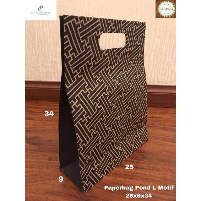 

(TERLARIS) Paperbag Pound G1 25x9x34 Motif Tas Kertas Goodie Bag Shopping