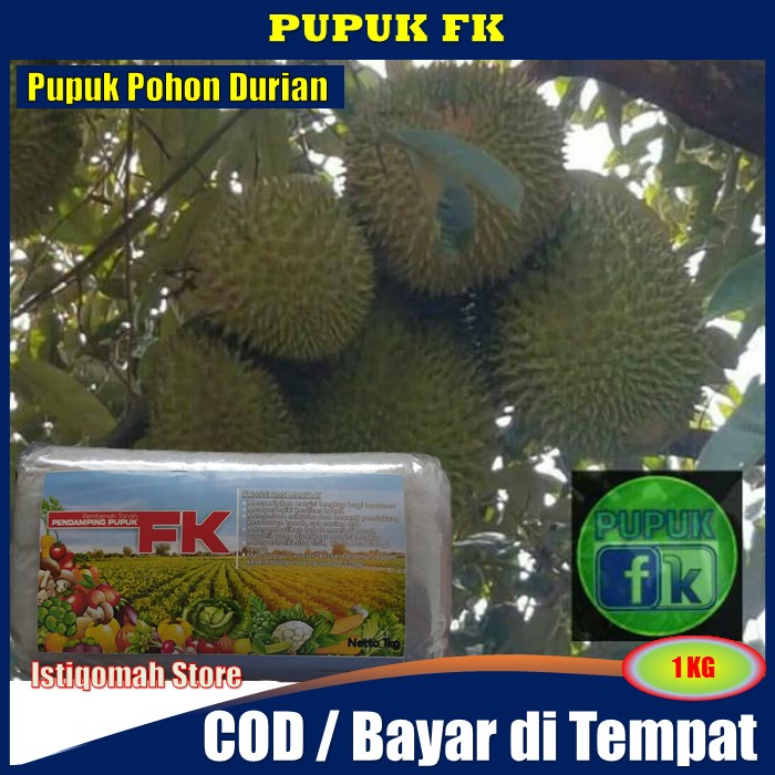 Pupuk FK 1 Kg untuk Tanaman Durian Terbaik - Pupuk Durian Cepat Berbuah Lebat Manis Alami Bagus