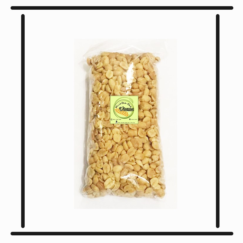 

Kacang Bawang bali / kacang tanah goreng besar mini asin gurih / makanan kiloan murah cemilan 250gr