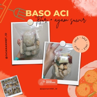 

baso aci granat telur + ayam suwir