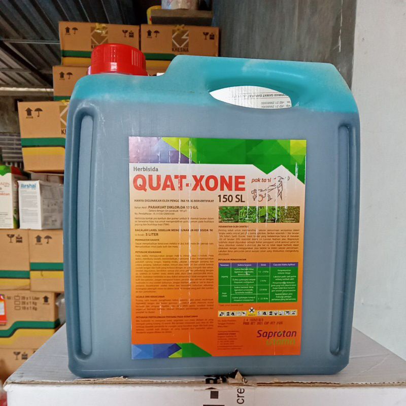 HERBISIDA QUATXONE 150SL 5 LITER mati langsung