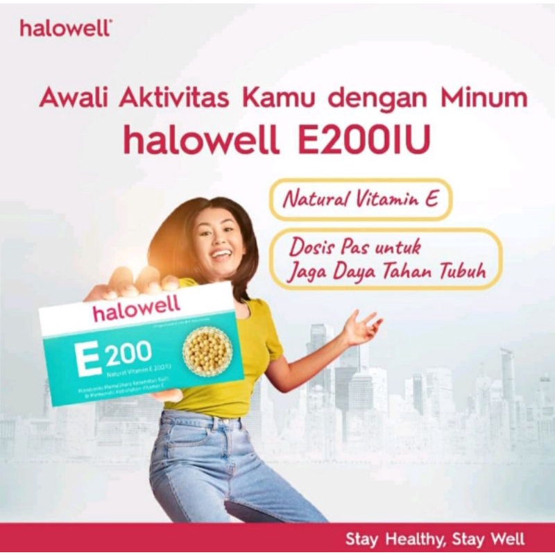 Halowell E Natural Vitamin E 200 IU