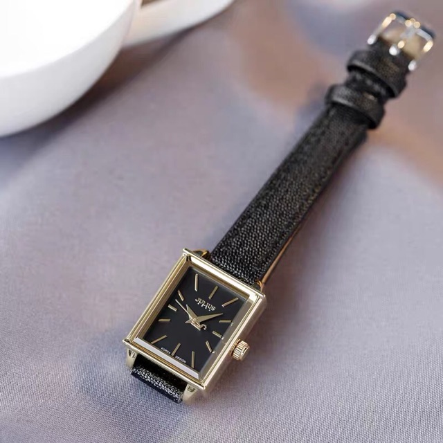 JULIUS JA-787 Jam Tangan Kotak Bagsomnia Casual Vintage Asli Retro