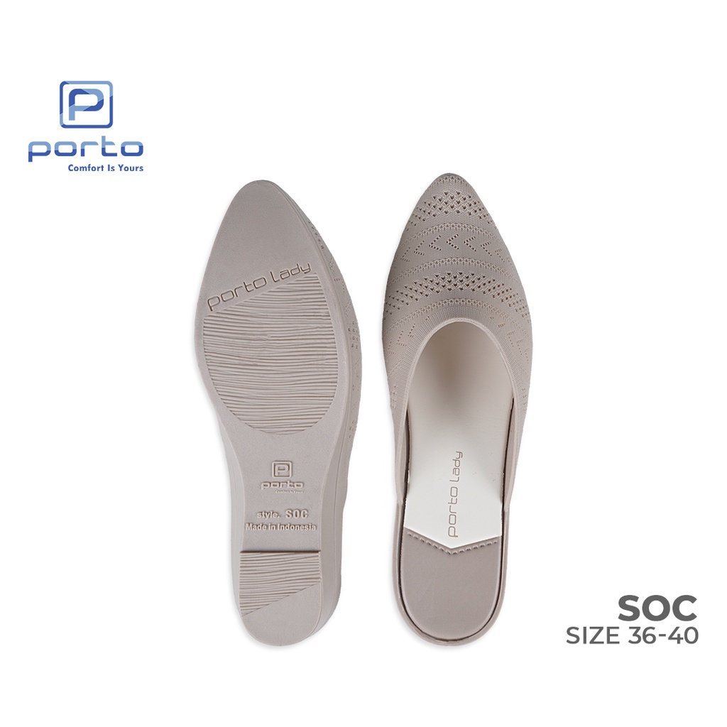 sogo PORTO LADY SOC Sepatu Wanita Wedges Nyaman Casual Formal Original Terbaru