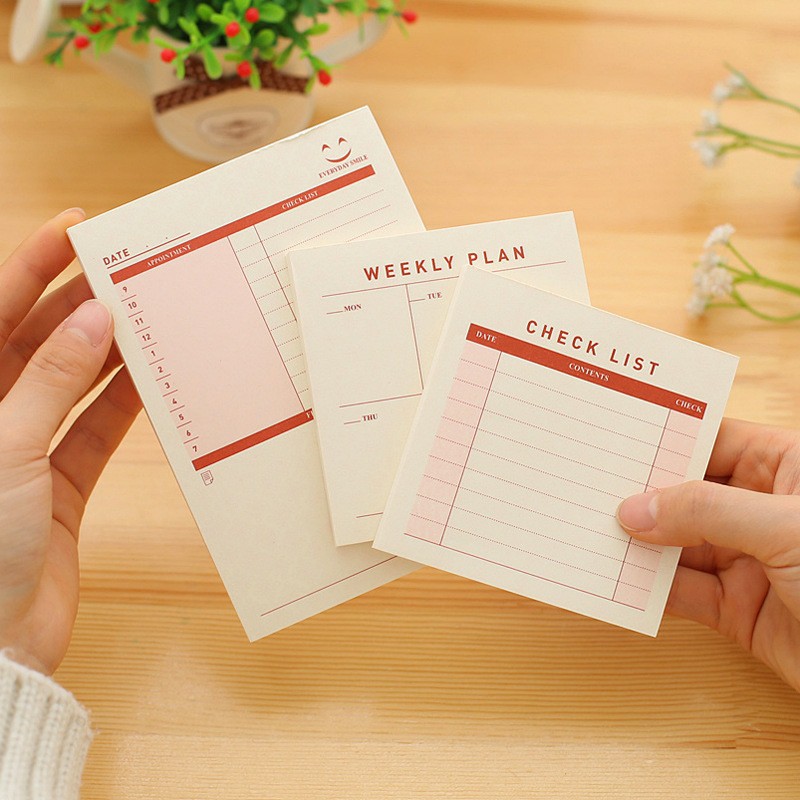 

HI264 Memo 60 Lembar Checklist Monthly Planner Simple