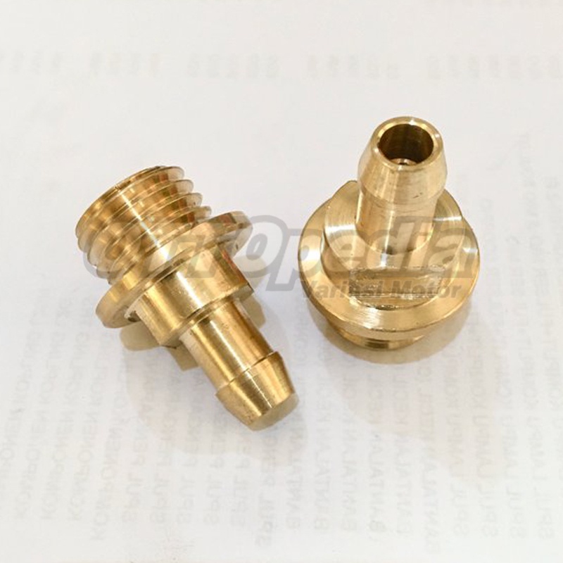 BAUT TUTUP OLI MESIN SELANG SLANG HAWA ASLI KUNINGAN NEPEL OLI VARIO BEAT REVO NMAX LEXI PCX