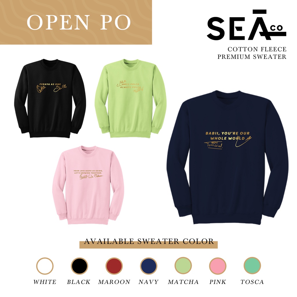 PO Sweater Sign Polca Peraya Babii Brightwin Oversize SEAco