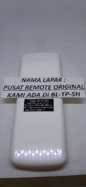 REMOTE REMOT AC MIDEA CARRIER R11HG ORIGINAL ASLI