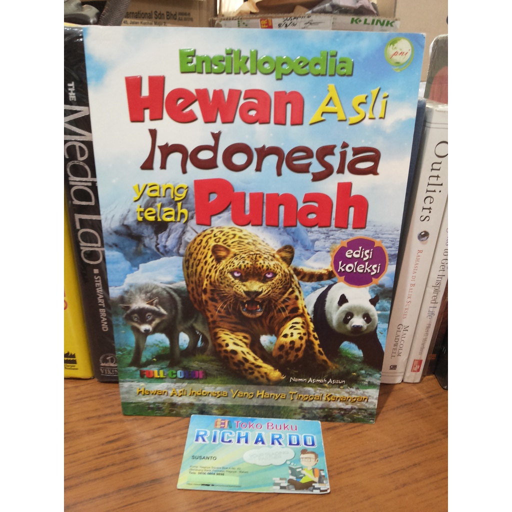 Buku Ensiklopedia Hewan Asli Indonesia yang Telah Punah --- Namin Asimah Asizun
