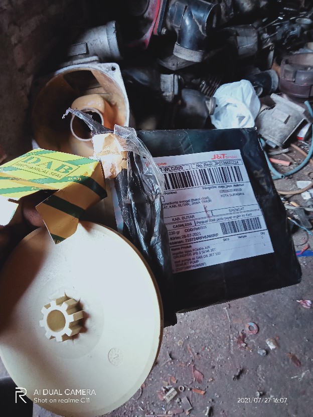 Impeller Kipas Pompa Air Grundfos Jpb 3 Semi Jet