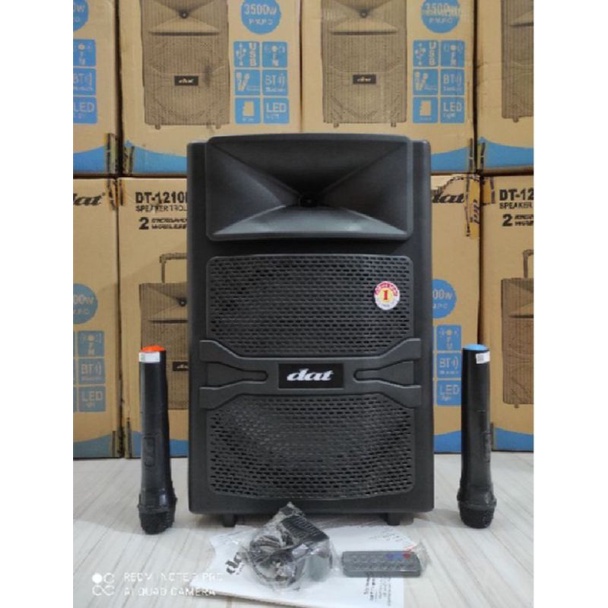PROMO Speaker Portable Dat 12inch DAT DT1210 ft Original garansi resmi