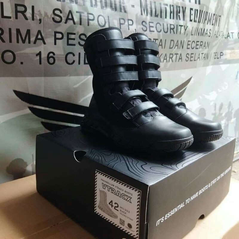 Sepatu PDL TNI POLRI Boa Parabellum VTRACK Original Boots Military