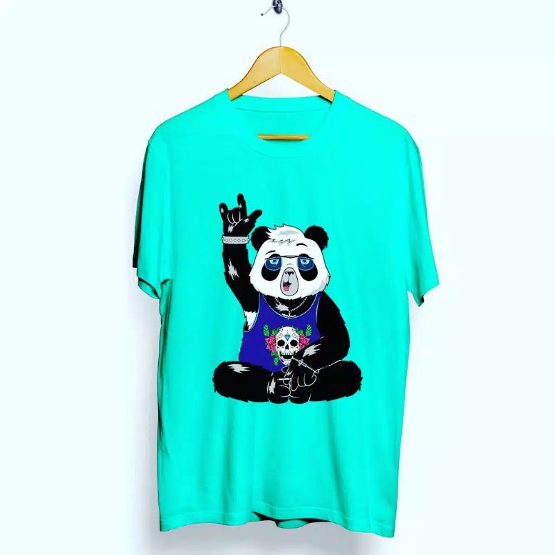 Fourfashion Kaos Pria Kaos Distro PANDA METAL Tosca CN860