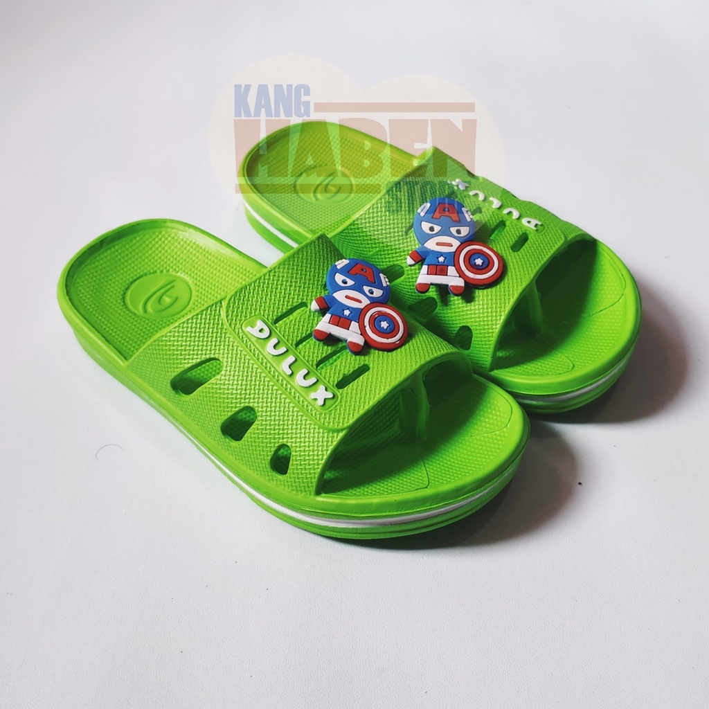 Habenkids Sandal Jepit Kokop Anak Laki laki Karakter Captain Lucu dan empuk 269DCAP