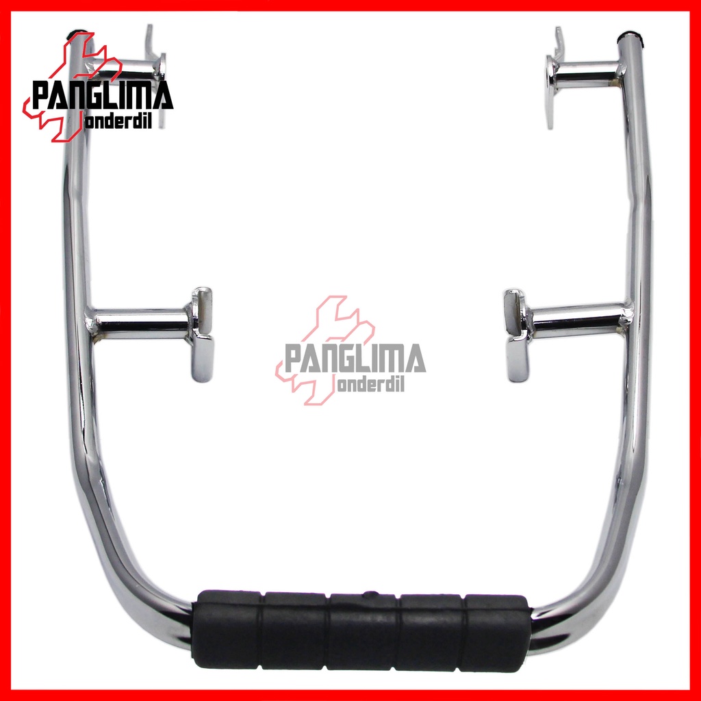 Behel Belakang Supra 100 &amp; Supra X &amp; Supra Fit Lama-Old Begel-Pegangan Tangan-Bracket-Breket-Handle-Handel-Hendel-Hendle Besi Jok-Jox