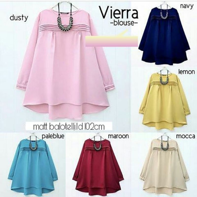 Vierra blouse atasan wanita fashion remaja