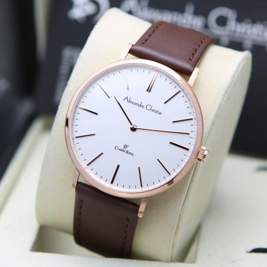 ORIGINAL Jam Tangan pria  Alexandre Christie AC 8490 AC8490 Original Garansi Resmi 1 Tahun Alexander