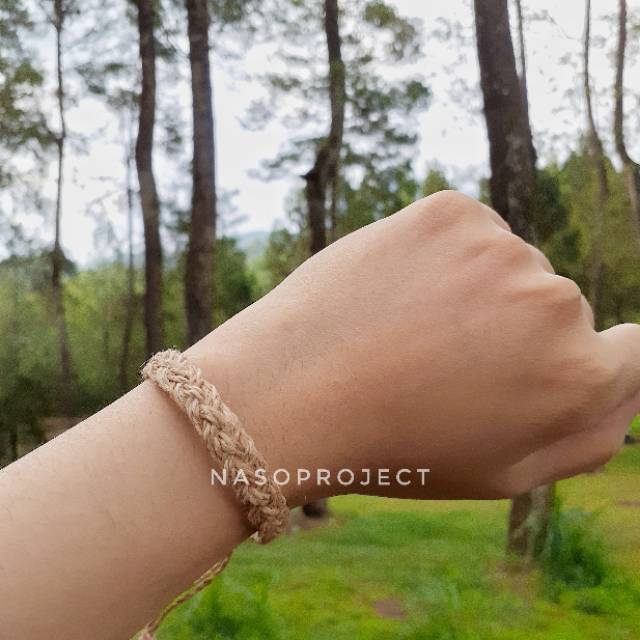 Gelang Kepang Etnik Kulit Kayu Tereup Asli Baduy Handmade