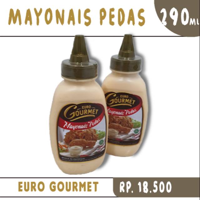 Euro Gourmet Mayonaise pedas 290gr