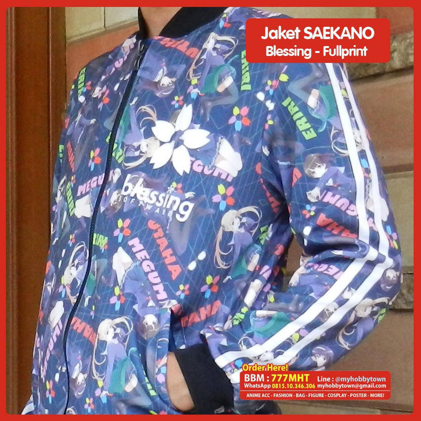 Jaket Sukajan Saekano Full Print