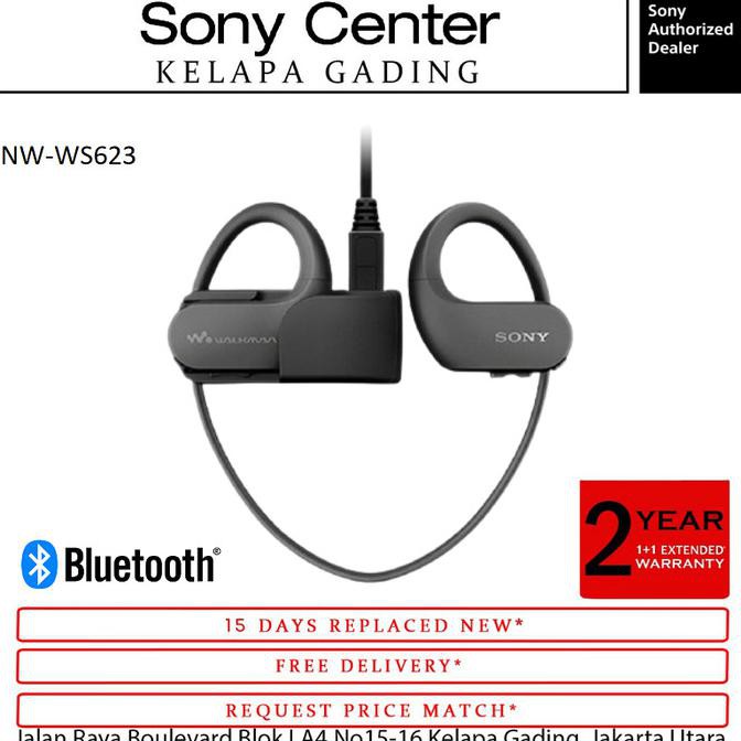 Walkman Sony Tipe Nw-Ws623 Waterproof Sports Ready Stok