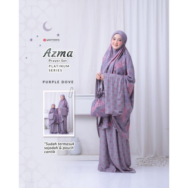YASMEERA mukena azma prayer set 2.0 rayon twill premium
