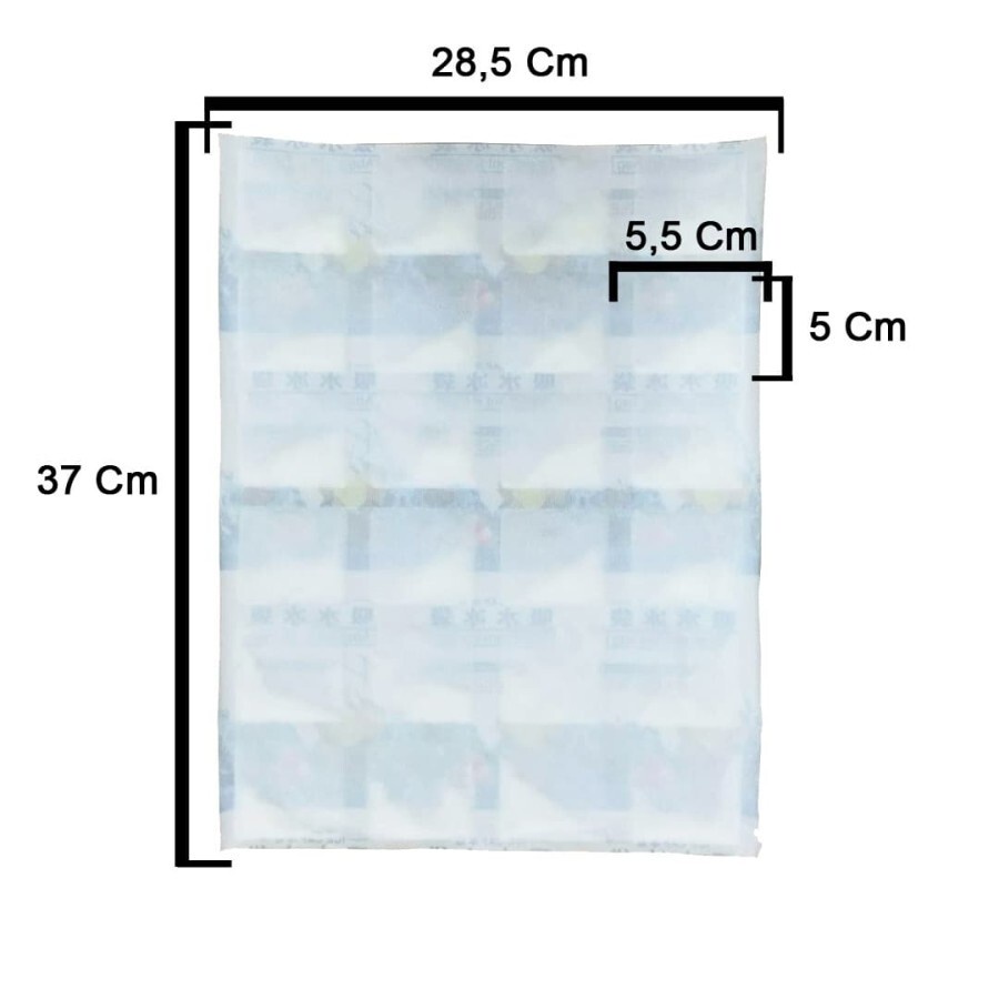 ICE GEL PACK LEMBARAN ISI 24 PCS SIZE KOTAK KECIL UNTUK FROZEN FOOD/MAKANAN/MINUMAN/ASI