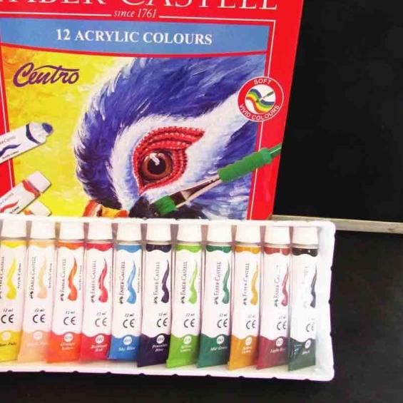 

✹ FABER CASTELL CAT AKRILIK / CAT LUKIS 12 WARNA / ACRYLICS ★