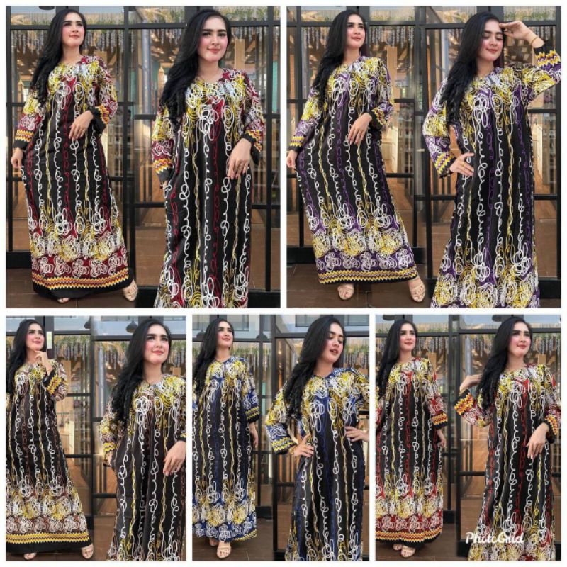 DASTER PANJANG BATIK ESMANUR BUSUI KANCING DEPAN HALUS ADEM MURAH LENGAN PANJANG batiknusantara11-LD. Benang