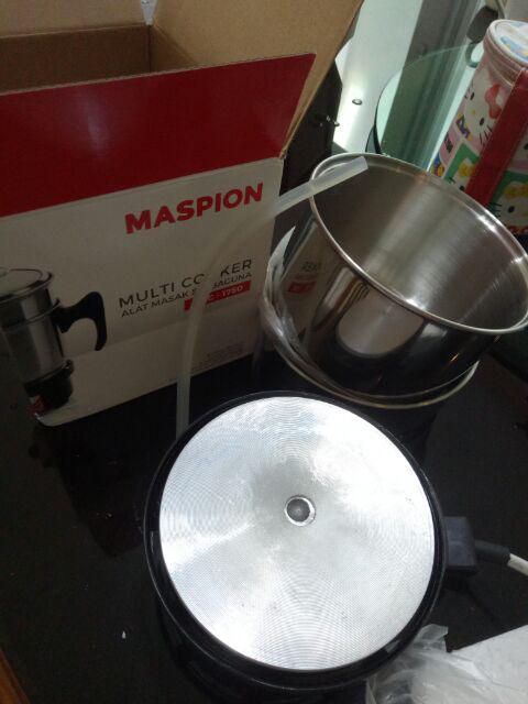 Panci Listrik Alat Masak Serbaguna Maspion Mec-1750 Multi Cooker Pan