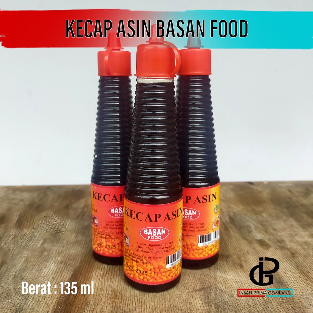 

Kecap Asin Basan Food 135 ml