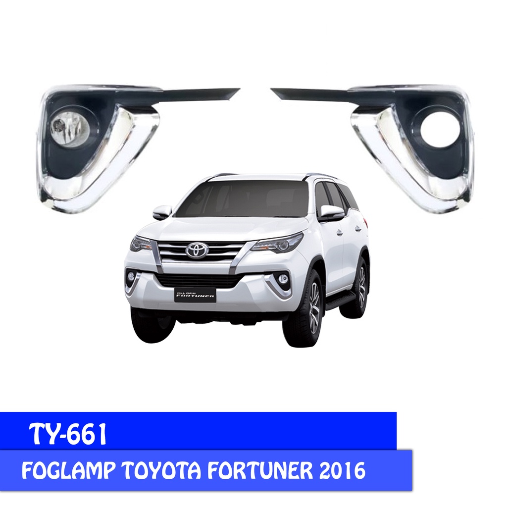 FOGLAMP / LAMPU KABUT DLAA TY661 TOYOTA FORTUNER SW4 2016