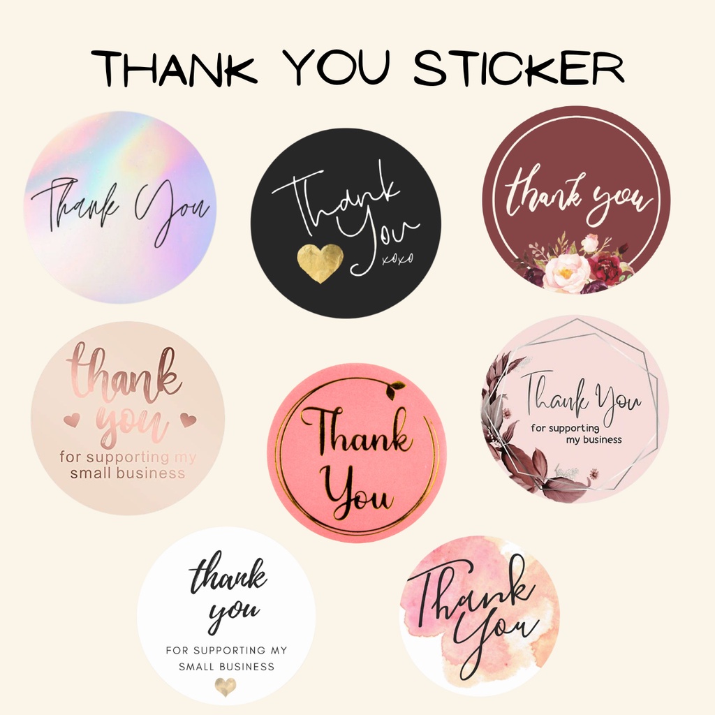 

THANK YOU STICKER GLOSSY DAN TAHAN AIR