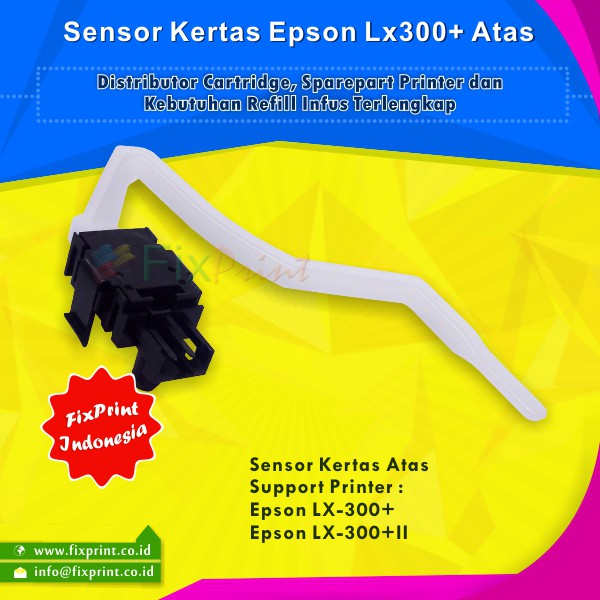 

Sensor Kertas Epson LX-300+ LX-300+II- Paper Sensor LX300+ LX300+II - Hitam FSB3062