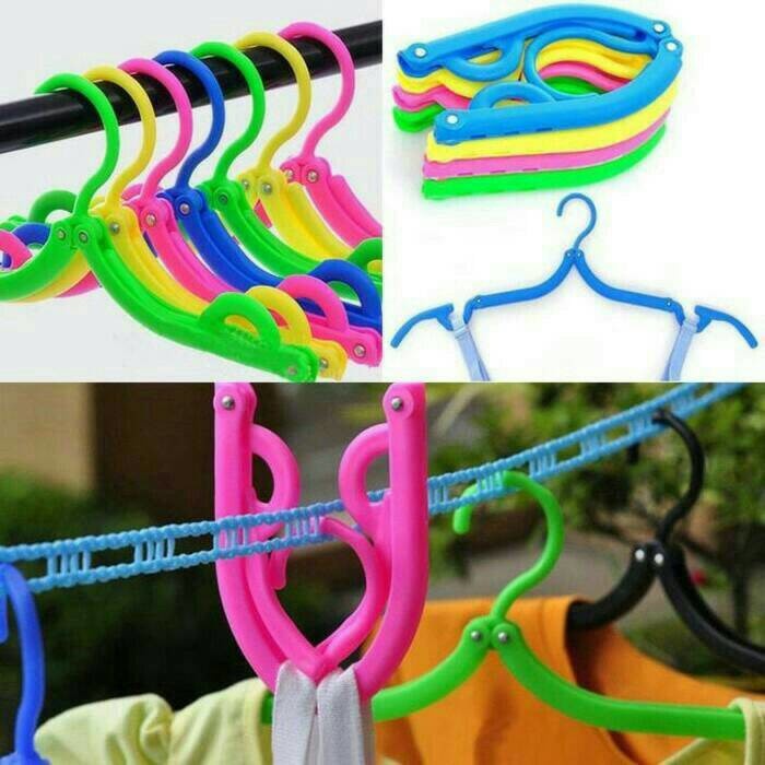 Hanger Lipat Gantungan Baju / Hanger Pakaian Baju / Gantungan Jemuran Pakaian