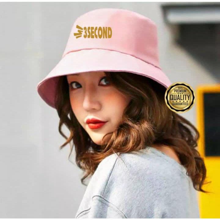 topi bucket terbaru cap 3SECOND // topi bucket wanita korean kekinian paling trendy 2021