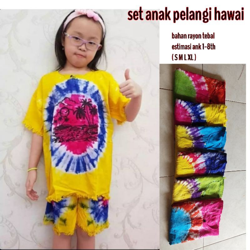 Set anak pelangi best seller garansi harga termurah