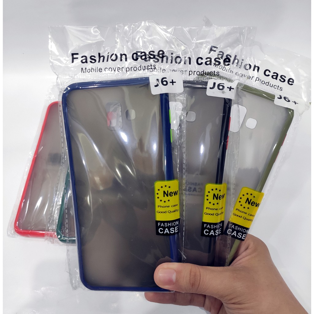 Hybrid matte case Samsung J4 Plus, Samsung J6 Plus frosted matte case