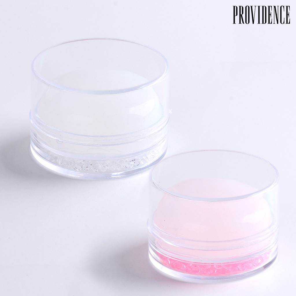 Providence Nail Seal Non-Deformed Detachable Lightweight Round Silicone Transparent Soft Stamper for Manicure