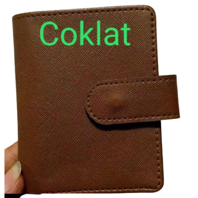 Dompet Kartu 24 slot kartu dan slot uang model kancing
