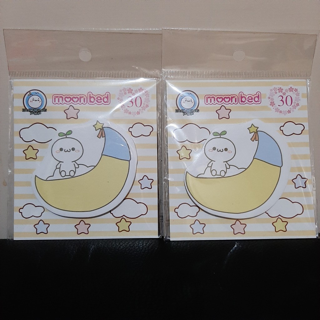

Memo sticky notes lucu Moon bed