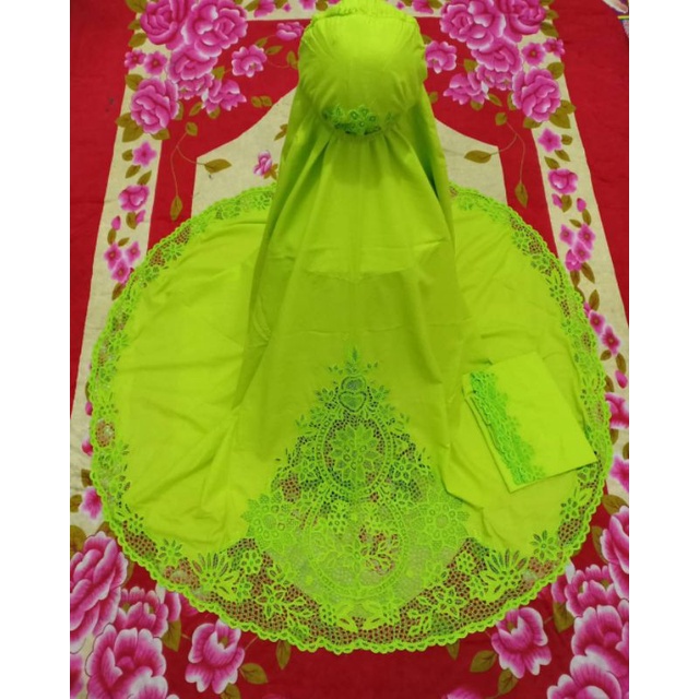 mukena Kerancang katun paris