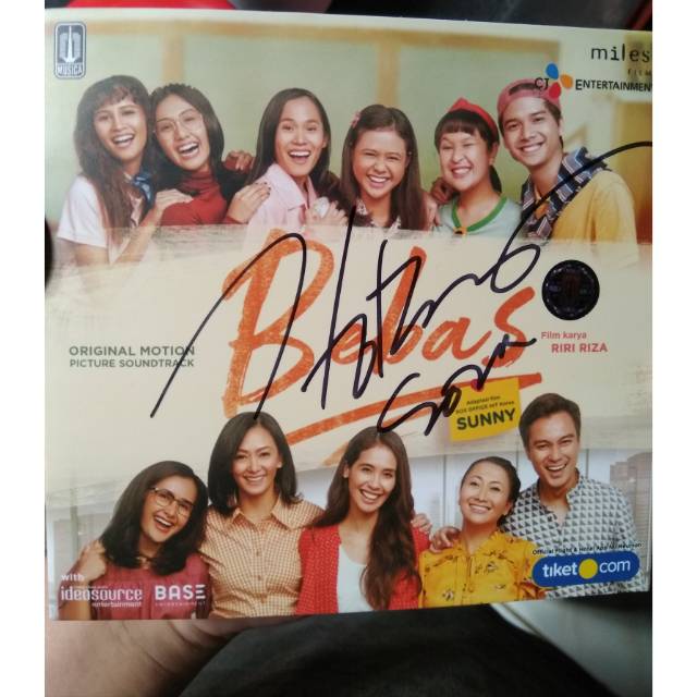 CD ost film BEBAS tanda tangan Kang sora limited edition ttd Kang sora korea