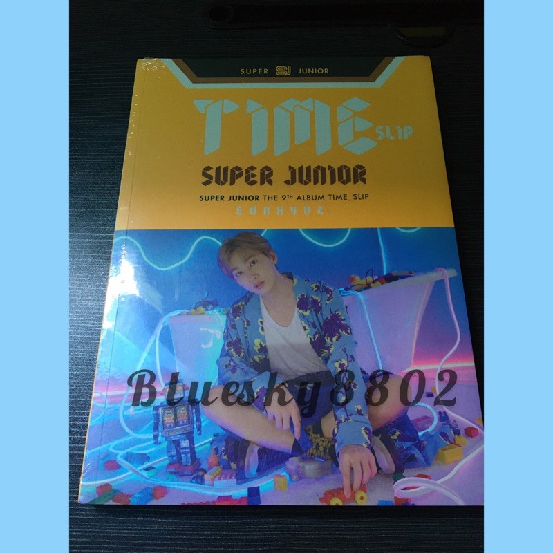 READY SUPER JUNIOR TIME SLIP EUNHYUK VER. (SEALED) NO REFUND/RETURN (kecantikan tas makeup)