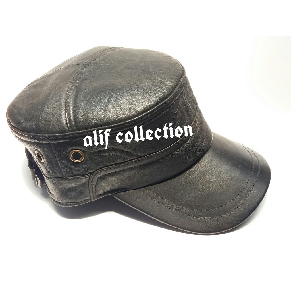 Topi Kulit Asli,Topi Mallboro, Topi Kulit Garut Asli