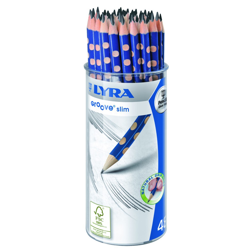 

[BMS Palembang] LYRA Groove Slim Graphite Set 48pcs