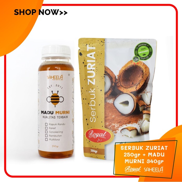 

MINUM-SIAP-DRINK-TO-READY- PAKET PROMIL SERBUK ZURIAT 60G MADU MURNI 340G -READY-TO-DRINK-SIAP-