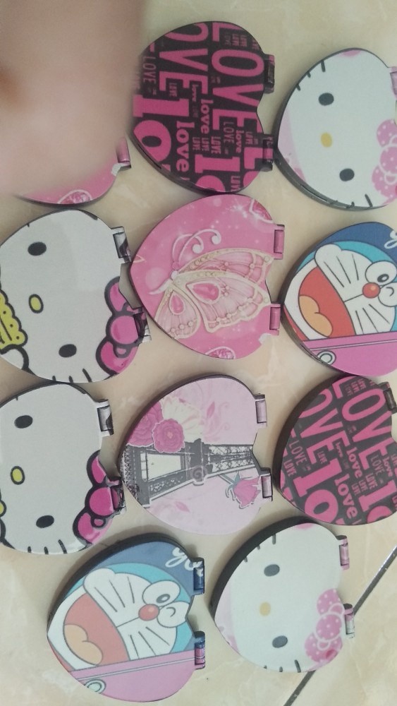 Cermin Lipat Dengan Ring Hp Cermin Standing Mirror Hp