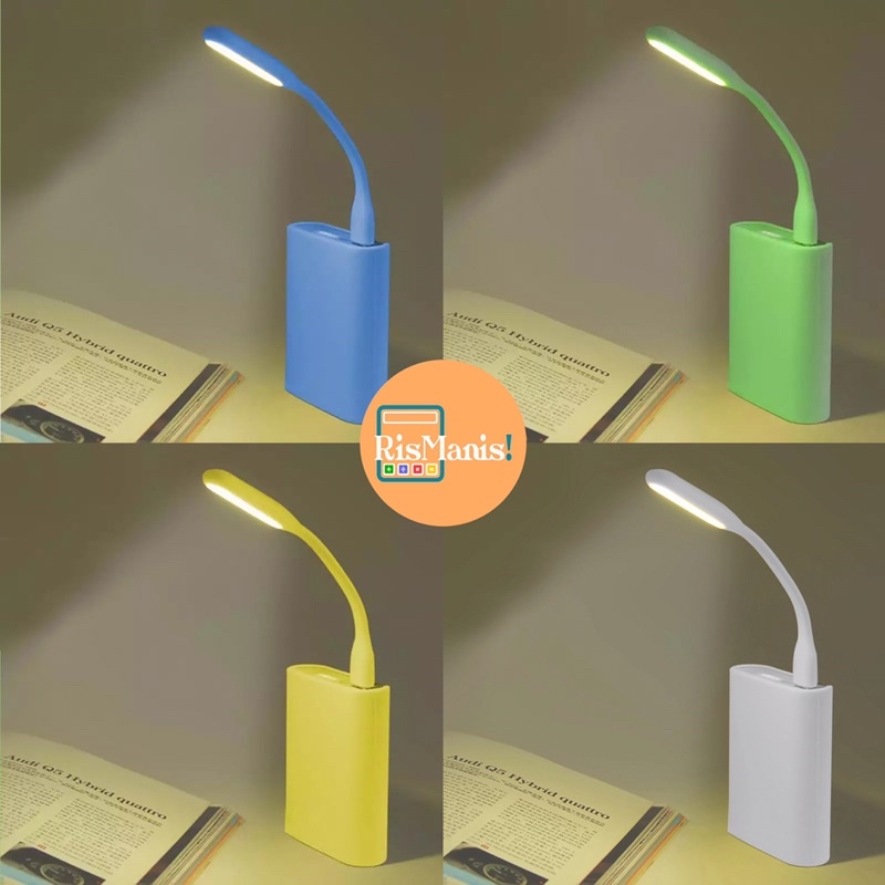 LED USB MINI LAMP - Lampu Baca Darurat Portable Praktis Serbaguna Power Bank Laptop Pengganti Senter